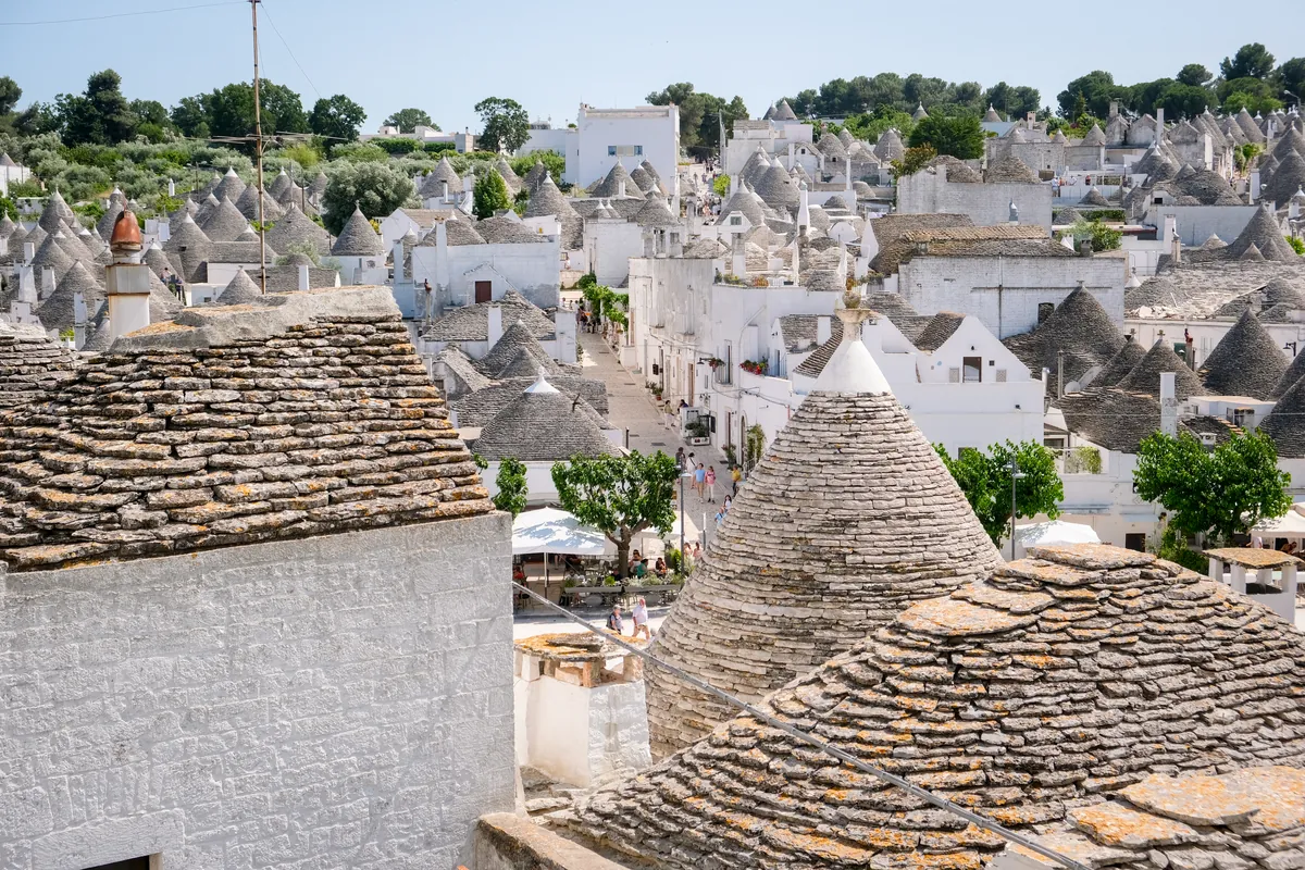 Alberobello, vista del borgo