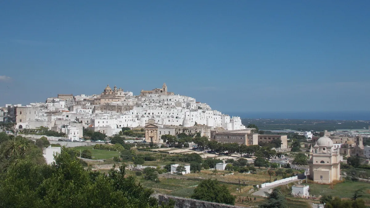 Ostuni, vista del borgo